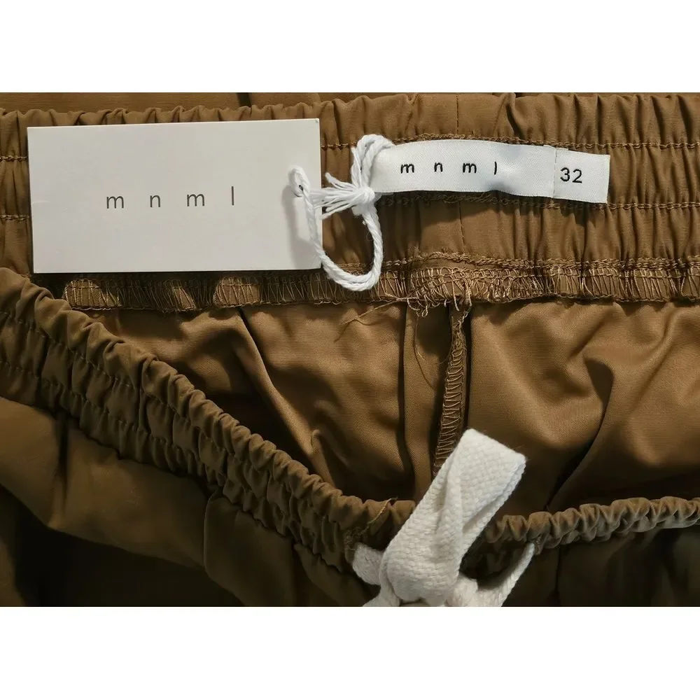 Mnml Side Snap Pants Men's Size 32 Brown